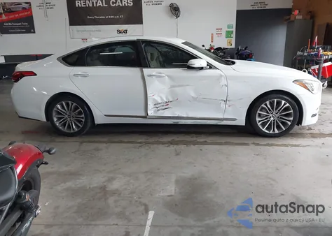2017 Genesis G80 3.8 z USA, uszkodzony, nr VIN KMHGN4JEXHU176572